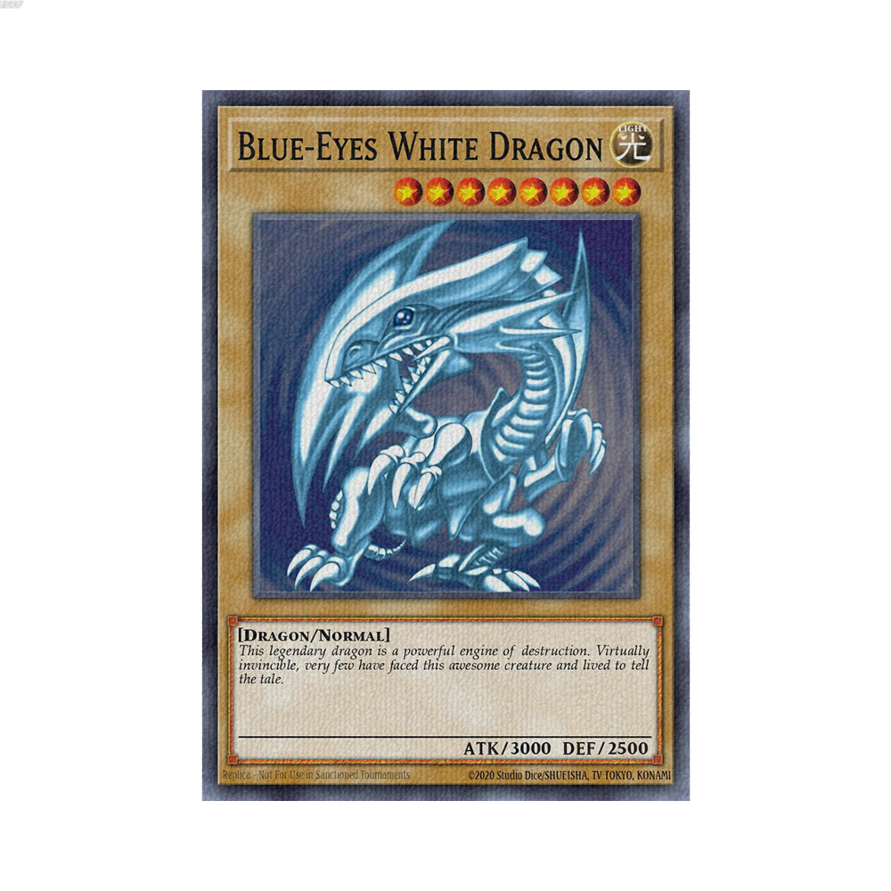 Blue Eyes White Dragon - Декоративен Килим