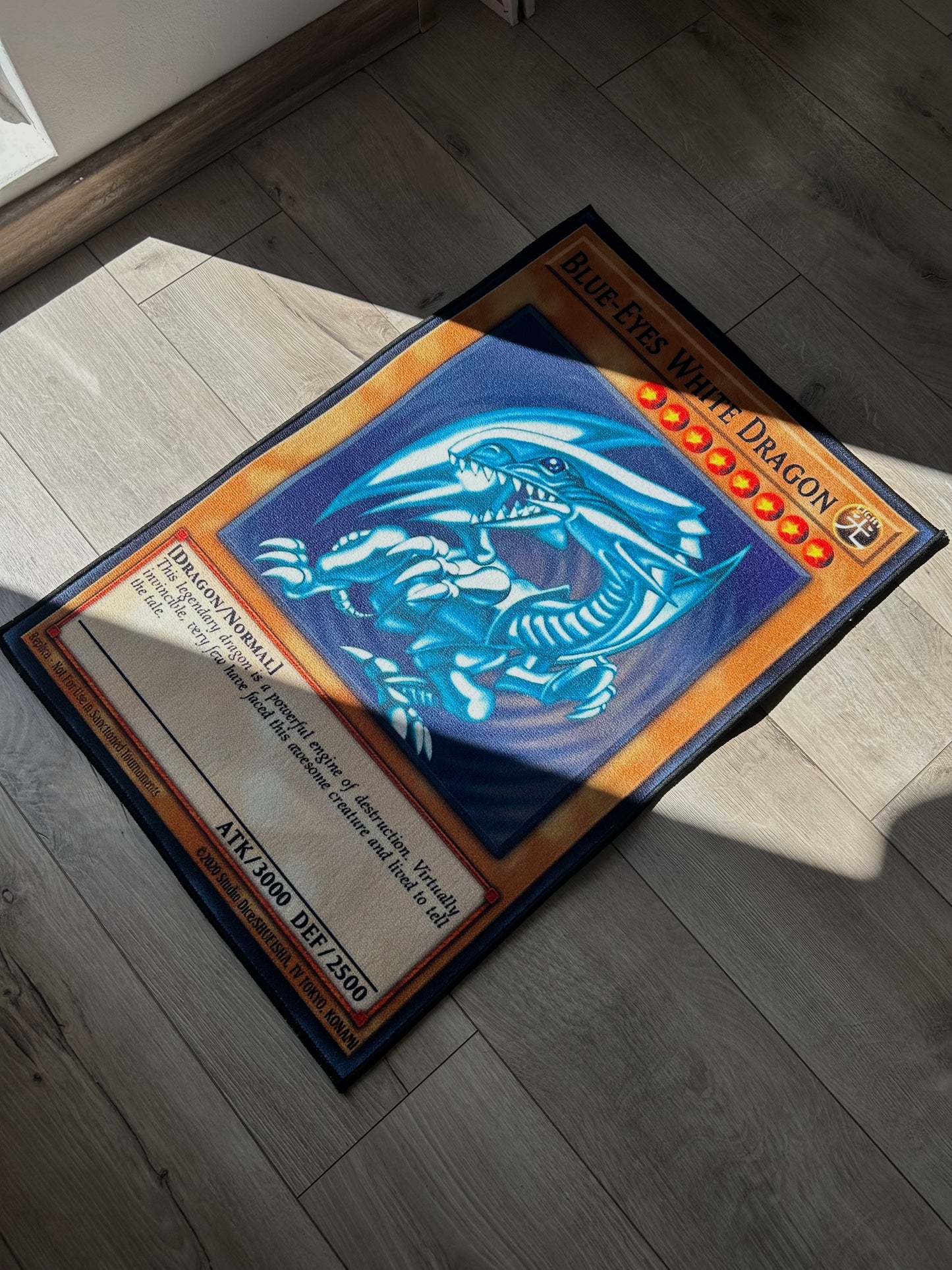 Blue Eyes White Dragon - Декоративен Килим