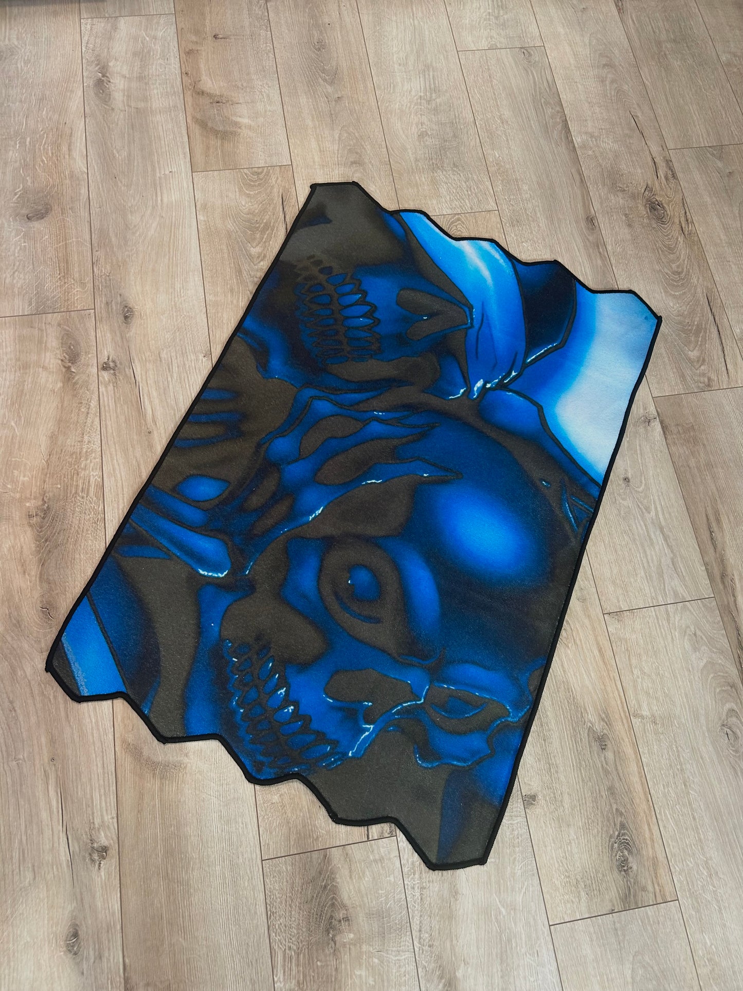 Blue Skulls - Декоративен Килим