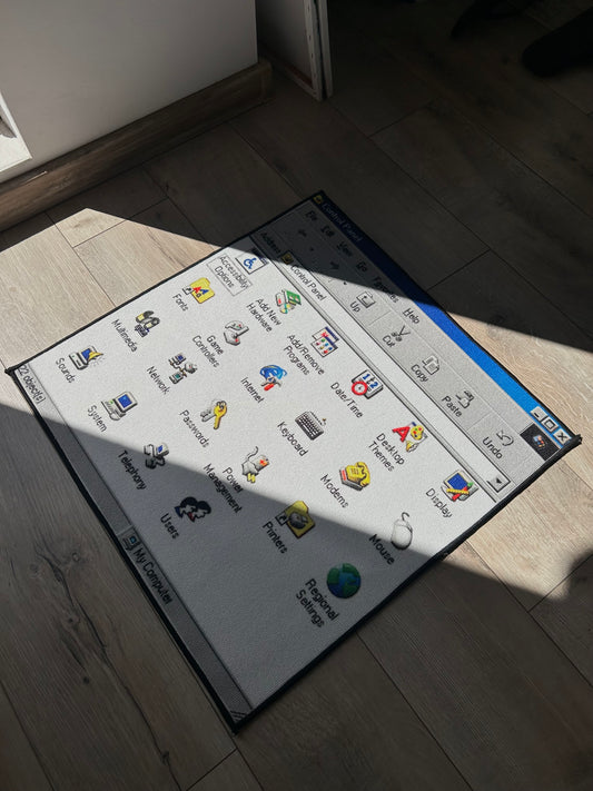 Windows 95 Control Panel - Декоративен Килим